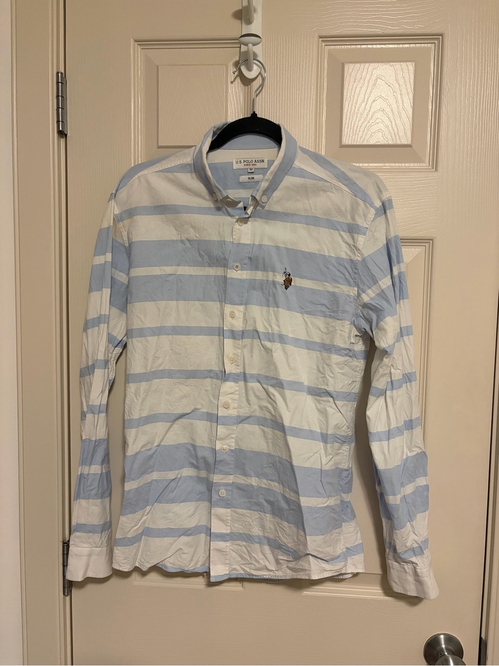 🐢 US POLO ASSN - Slim Medium Dress Shirt - FLAW
